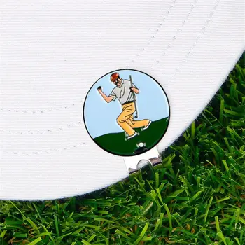 NOVI Golf Klobuk Posnetek Golf Žogo Znamke Magnetni Adsorpcije Golf Marker Odstranljiv Kovinski Golf Posnetke Golf Pribor