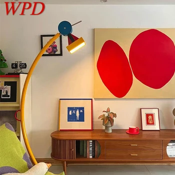 WPD Risanka Otrok Talna Svetilka Barva Geometrijo Družina Spalnica Ustvarjalnost LED Dekorativna Vzdušje